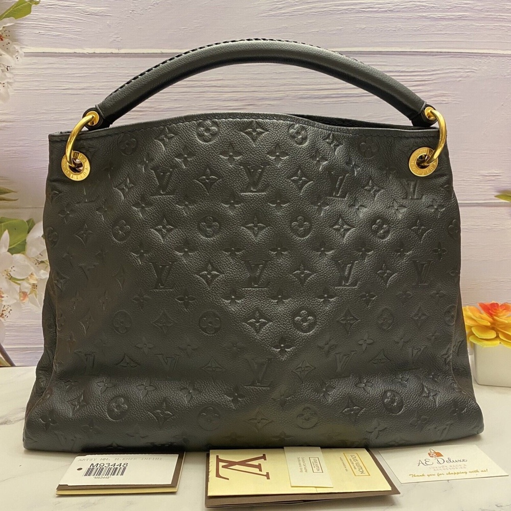 ❤️‍🩹SOLD❤️‍🩹 Louis Vuitton Artsy MM Empreinte Infini Shoulder Tote Purse(CA2182) - Picture 11 of 12